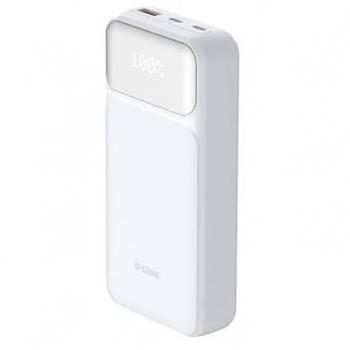 Power Bank D-Link DPP-201 20000mAh, Carga Rápida 65W, USB-C x2, USB-A, Pantalla LED, Protección Completa