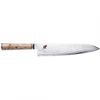 MIYABI, Acero, Plata/Abedul, One Size