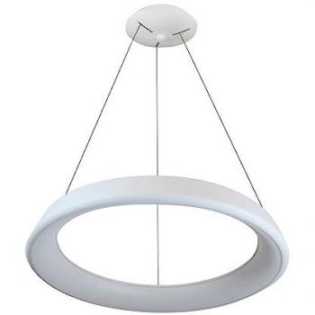 Lámpara Colgante Lizer LED 36W Blanca Ahorro de Energía Cristal Record