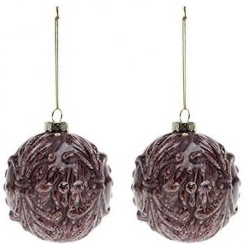 Bolas de Navidad Marrón (2 Pcs) 112575