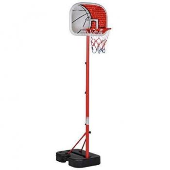 Canasta de Baloncesto Ajustable para Niños Atlanta - Altura hasta 1.35m, Diámetro 25 cm