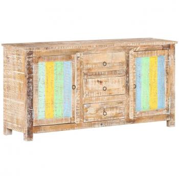 Credenza moderna 151x40x75 cm en madera de acacia sin tratar