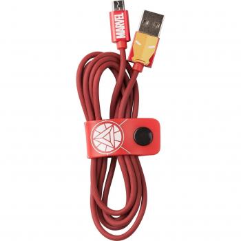 Iron Man Marvel Micro USB Cable 1.2m (4ft) - Sync and Charge
