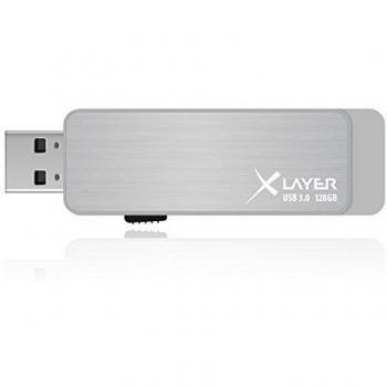 Xlayer XLU3M128 128 GB - Memoria 3.0 plata