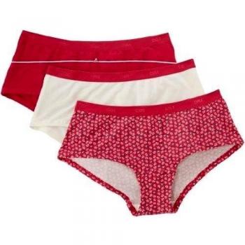 Dim 4C20 - Braguita de bikini para mujer, color burdeos / crudo, talla Small