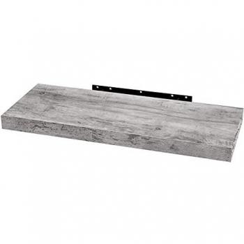 WOLTU Estantería Flotantes Baldas 120cm Estante para Pared de Tablero de Madera RG9315grei