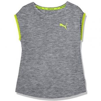 Puma Niños Soft Sport Layer té g - Camiseta, infantil, Softsport Layer Tee G, gris, 8 años
