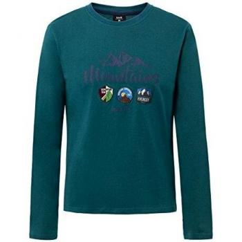 Izas Devi Camiseta, Hombre, Agua Marina / Azul Noche, S