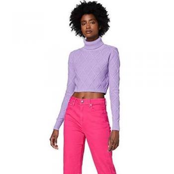 Pepe Jeans Tiff Camiseta de Manga Larga, Morado