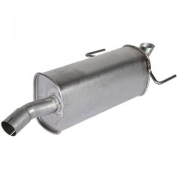Silenciador trasero ASMET 05.184, fabricado en acero, con un diseño de alta resistencia, compatible con múltiples modelos de vehículos, proporciona reducción de ruido y mejora del rendimiento del escape