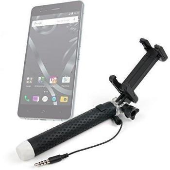 Palo Selfie (Selfie-Stick) DURAGADGET para Smartphones BQ Aquaris X5 Cyanogen edition / Bluboo Xtouch / BLU Vivo 5 / Vivo XL