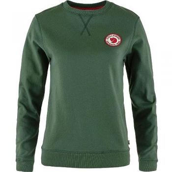 Fjällräven Women's 1960 Logo Badge Sweater - Organic Cotton, Deep Patina, Size Large