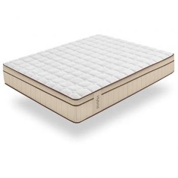 Colchón Hybrid Marrón 27 cm - Muelles Ensacados Multizonas de Confort - 160x200 cm