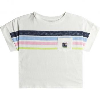 Camiseta de niños Roxy Swimming In The Stars, manga corta, diseño colorido, material ligero y transpirable, ideal para actividades acuáticas y uso diario