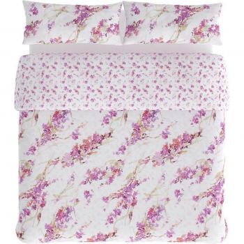 Juego nórdico 2 piezas Spring Malva para cama de 90 cm