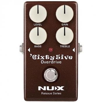 Nux Sixtyfive Overdrive Pedal with Level, Gain, Bass & Treble EQ