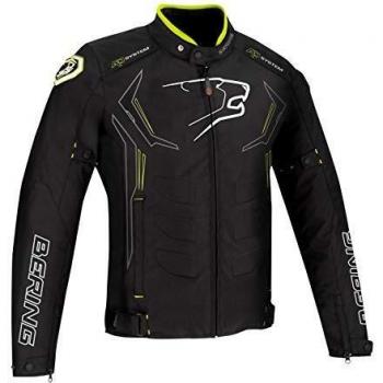 Bering Chaqueta moto GUARDIAN Negro/Blanco/Fluo, Negro/Blanco/Fluo, XL