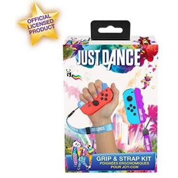 Just Dance 2019 Tiradores ergonómicos Pack de carcasas con correas ajusstables para Joycons Nintendo Switch