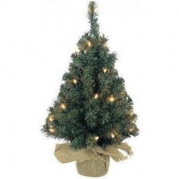 Künstlicher Weihnachtsbaum / Mini Christbaum - Tannenbaum 45 cm grün