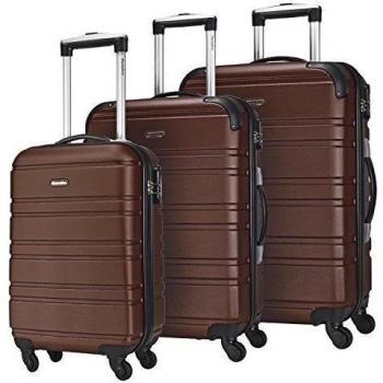 CheckIn Paradise Miami Maleta 4 ruedas set de 3pzs marrón oscuro