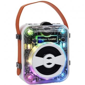 Altavoz Bluetooth Portátil Transparente Klack Mecha RGB