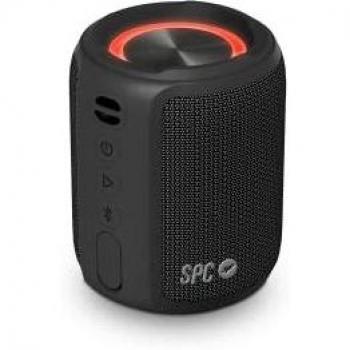 SPC Sound POWERPOOL – Altavoz inalámbrico portátil con Bluetooth, tamaño Compacto, aro con luz, 20 Horas de autonomía, 14W, Resistencia al Agua IPX7, True Wireless Stereo, Manos Libres, USB-C