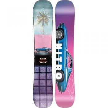 Tabla de Snowboard Nitro Cheap Trills Wide para Hombre, Freestyle, Twin, Flat-out Rocker