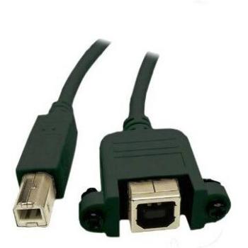 Cable USB 2.0 Tipo B Alcasa 0.50 m Negro