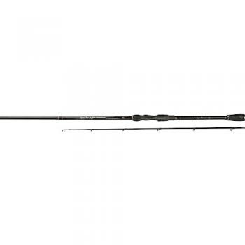 Caña de Pescar Mikado Kamisori Zander Spinning con acción rápida, longitud de 2.70 m, potencia de 10-30 g y construcción en carbono ligero