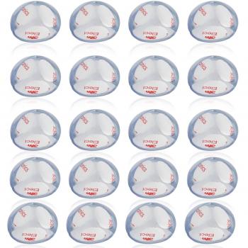 Tinksky Protectores de la esquina Bebé niño niños seguridad silicona mesa esquina anticolisión cojines protectores protectores -20 piezas