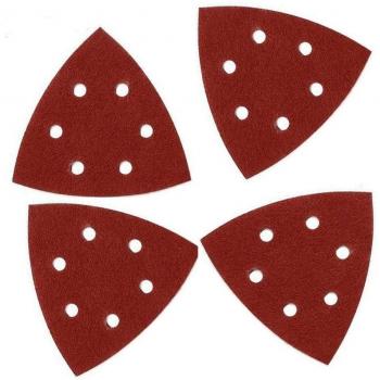 Hojas de papel de lija Delta detalle 105 mm x 105 mm, Venia lijadora y Kress para ajustarse a, corona
