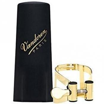 Vandoren LC58DP - Abrazadera para saxofón tenor, color dorado