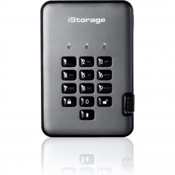 iStorage diskAshur PRO2 512GB 256-bit USB 3.1 FIPS Level 3 Certified, Secure encrypted Solid-State Drive
