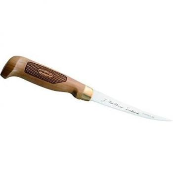 Marttiini Superflex 10 cm Fillet Knife with Stainless Steel Blade and Birch Wood Handle