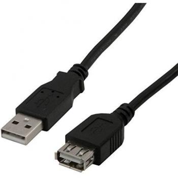 MCL USB 2.0 Type A m/f, 3m - Cable USB