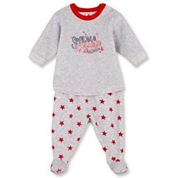 Petit Bateau PYJAMA A  PIEDS-Pijama Bebé-Niñas