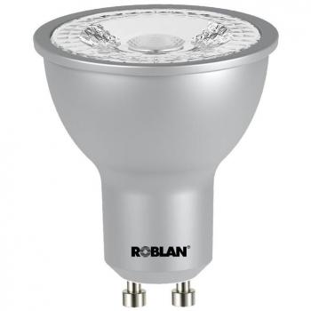 LÁMPARA LED DICROICA GU10 5W SMD 60º FRIO 4000K ROBLAN ECOSKYF5