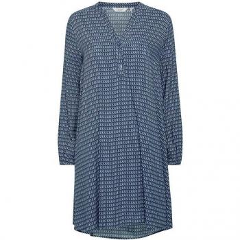 b.young Byifia Women's Blouse in Smoke Blue Mix