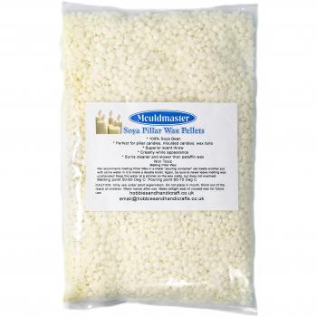 Mouldmaster – Cera de soja Pilar Vela Pellets 10 kg, crema/off white