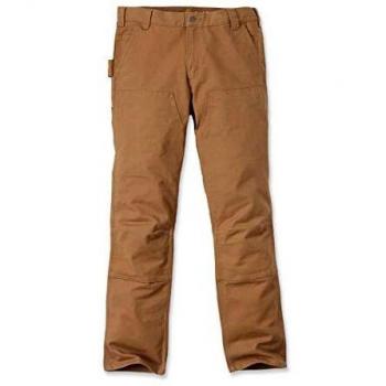 Carhartt Pantalones de pato marrón Straight Fit Double Front S.40 - 103340-211-W32/L32