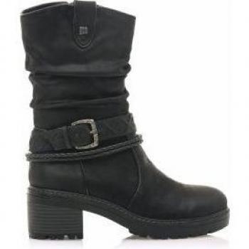 Mustang 53539 Botas Boho para Mujer, Color Negro, Talla 40
