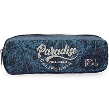 Roll Road Palm Estuche Azul 22x7x3 cms Poliéster