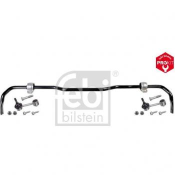 Barra Estabilizadora FEBI BILSTEIN 175048 para Audi Q3, VW CC, Passat y Tiguan con soportes de goma