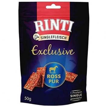 RINTI Single Meat Exclusive - Pack económico: Caballo Pur 3 x 50 g