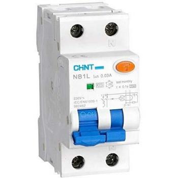 Interruptor Magnetotérmico Diferencial 1P+N 25A 30mA 4.5kA Chint
