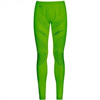 Odlo Evolution Muscle Force Pantalones Compresión, Mujer, Amarillo