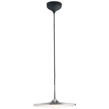 Lámpara colgante LED Ikon en cromo regulable 2880lm 4000K 42,2x23cm