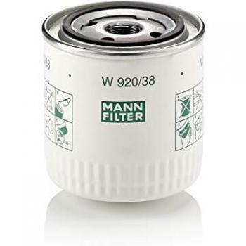 Original MANN-FILTER Filtro de aceite W 920/38 – Para automóviles