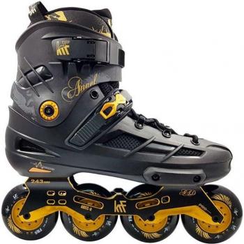 Patin 4 Ruedas de 80 cm Freeskate Krf Angel Frame Negro-Oro