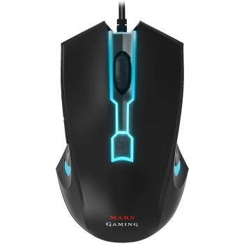 Mars Gaming MAM0 - Ratón gaming PC, 2800DPI, sensor óptico, LED 7 colores, 6 botones [España]